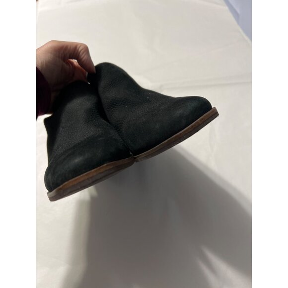 Lucky Brand Black Suede Pointed Toe Booties Size 9 - Picture 4 of 11